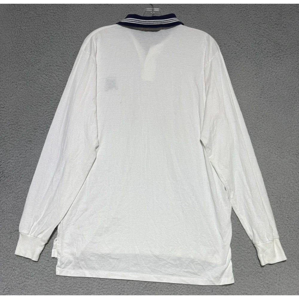 Vintage Polo Ralph Lauren Cricket Equestrian long sleeve Light polo Mens Large
